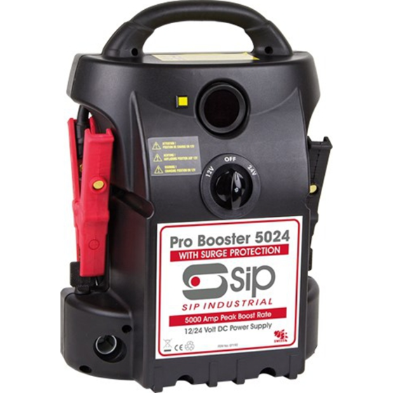 SIP 5024 12v/24v Professional Booster, Smart 8 chargestar, torch & Package