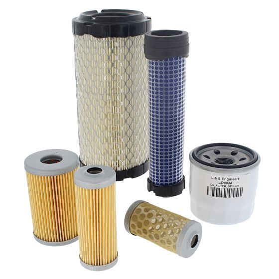 Filter Service Kit for Thwaites 1 Ton Dumpers (Yanmar Engine)