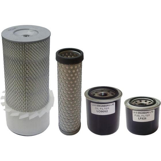 Filter Service Kit for Kubota KX91-2 (S/N 55136-> ) Mini Digger/Excavator