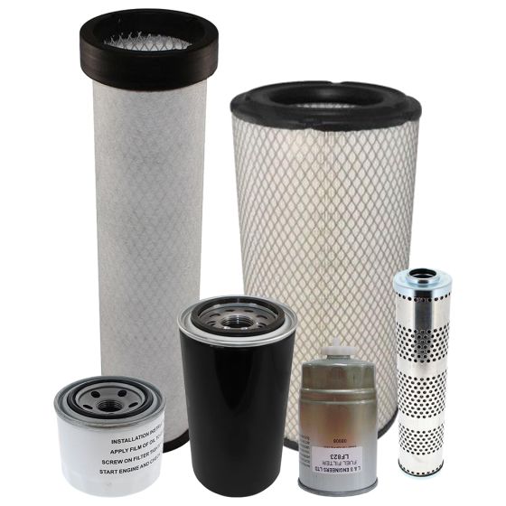 Filter Service Kit for Barford SK9 and SK10 Dumpers with Iveco Engine