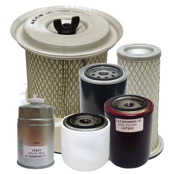 Filter Service Kit for Benford Terex 4 Tonne Dumper with Perkins Engine from January 1995 - December 2000