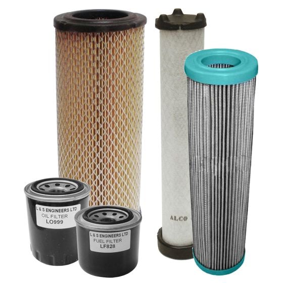 Filter Service Kit for Benford Terex HD850 and HD1000 Dumpers with Kubota Engine - November 2000 - September 2001