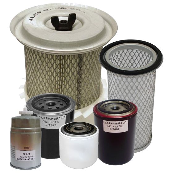 Filter Service Kit for Terex/ Mecalac 5 - 7 Tonne Dumpers with Perkins T1 Engine and Metal Tanks - upto May 2000