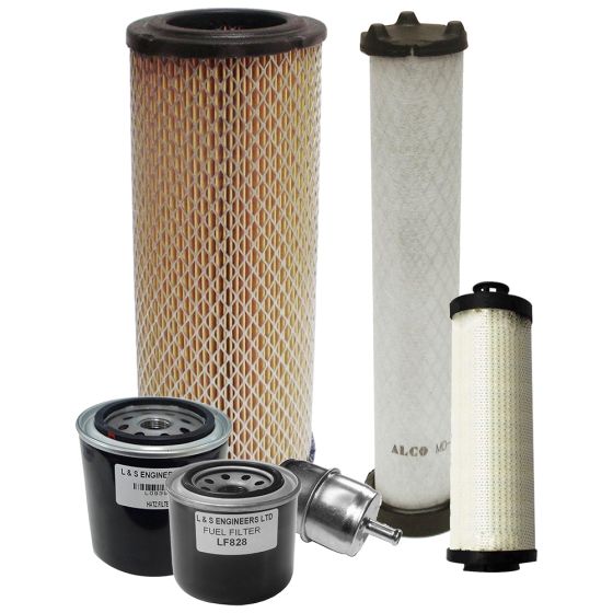 Filter Service Kit for Terex/ Mecalac TA2 Dumper with Kubota Engine - 2008 onwards