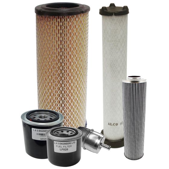Filter Service Kit for Terex/ Mecalac TA2H Dumper with Kubota D1703M Engine - 2010 onwards