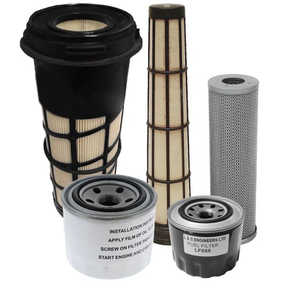 Filter Service Kit for Thwaites 1.5 Tonne Dumper with Yanmar 3TNV88-XWA2 Engine