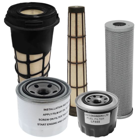 Filter Service Kit for Thwaites 3 Tonne Hydrostatic Dumper with Yanmar 3TNV88-XWA2 Engine