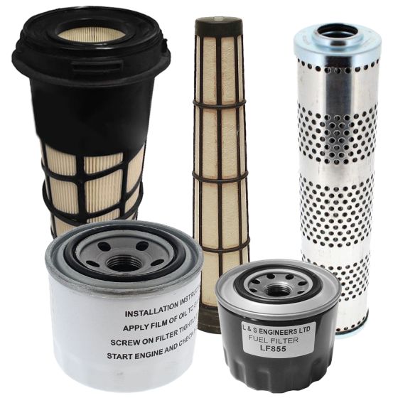 Filter Service Kit for Thwaites 3 Tonne Manual Dumper with Yanmar 3TNV88-XWA2 Engine