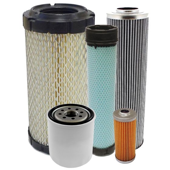 Filter Service Kit for Thwaites Mach 203 1.5 Tonne Dumper with Yanmar 3TNV76-KWA Engine