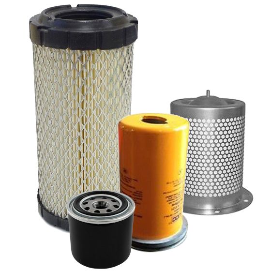 Filter Service Kit for Thwaites Slimline 1.5 Tonne and 1.75 Tonne Dumper with Perkins KD50326 Engine