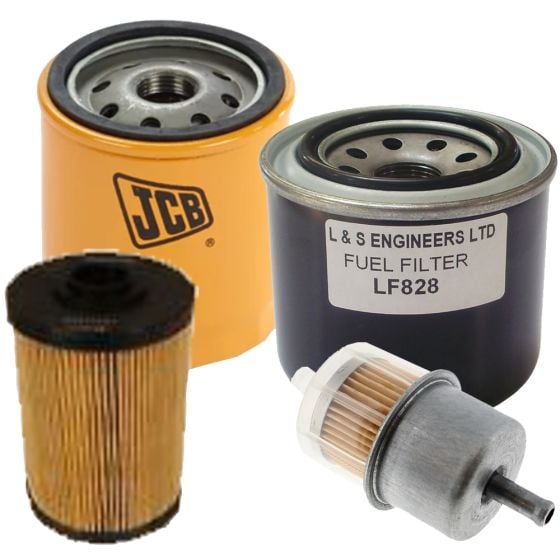 400, 600, 800 Hour Filter Kit for JCB 1THT Dumpers (Kubota D905 Engine)