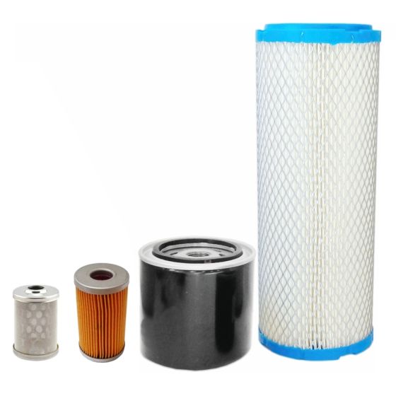 Filter Service Kit for Takeuchi TB 145 with Yanmar 4TNE88 Mini Excavators