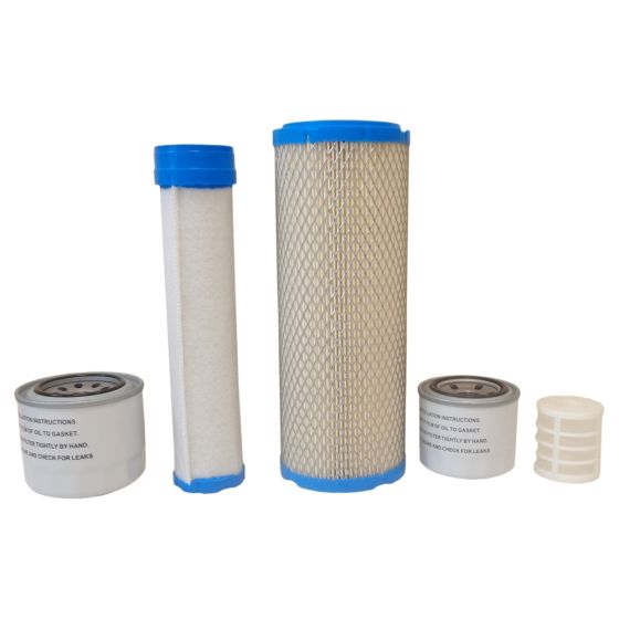 Filter Service Kit for Yanmar B25V (3TNV82A) Post-2006 Mini Excavators