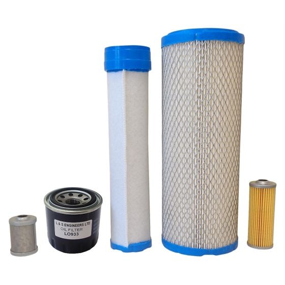 Filter Service Kit for Takeuchi TB 125 (Yanmar 3TNE82A Engine) Excavator