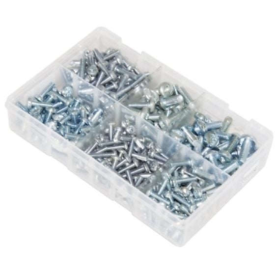 Body Screws, Pan Head Sizes 5 to 8, Assorted Box (300 pieces)