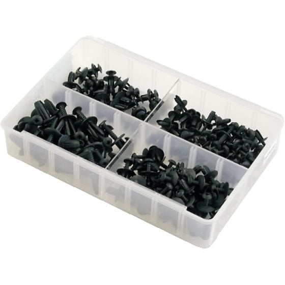 Assorted Screw Push Rivets Sizes: 5-8mm (150 pieces)