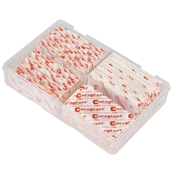 Fabric Adhesive Plasters, Various Sizes Assorted Box (120 Plasters)