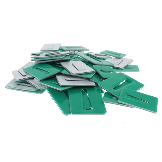 Metal Cable Clips, Self Adhesive, Sizes: 6-12mm, Assorted Pack of 50