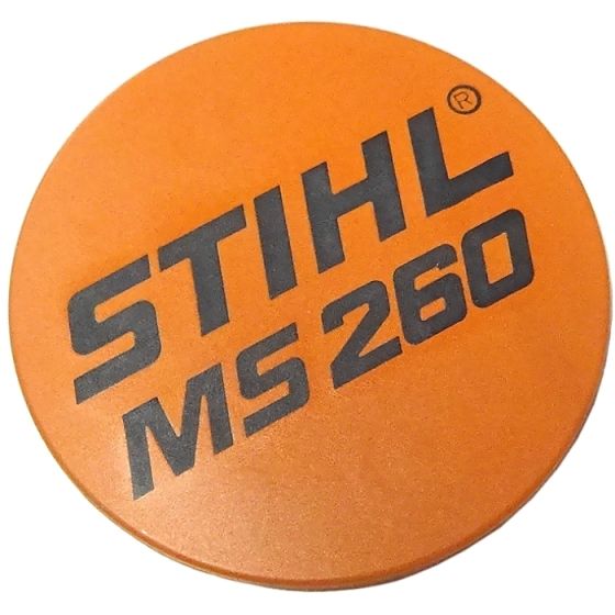 Model Plate for Stihl MS260  - 1121 967 1507