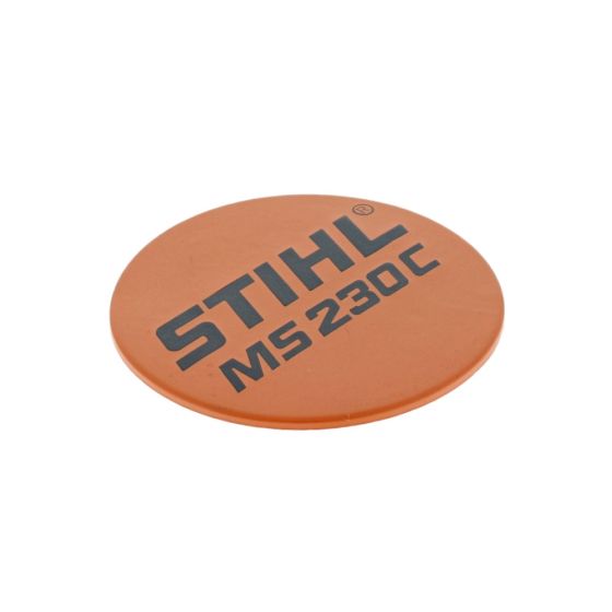 Model Plate for Stihl MS230C, MS230C-B, 023 Chainsaws - OEM No. 1123 967 1513