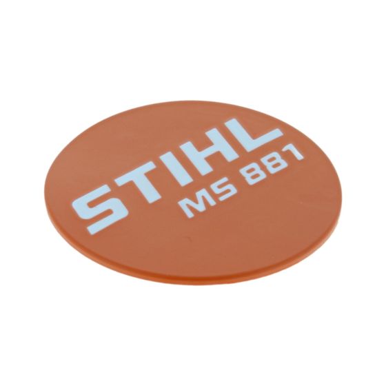 Model Plate for Stihl MS 881 Chainsaws - 1124 967 1503