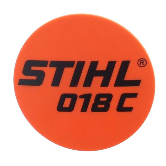Model Plate for Stihl 018C Chainsaws - 1130 967 1506