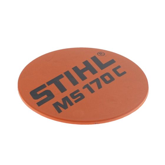Model Plate for Stihl MS170C Chainsaw - OEM No. 1130 967 1508