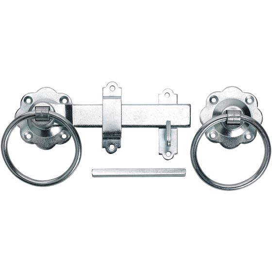 Plain Ring Handle Tapered Gate Latch Sets fitted to side gates or doors