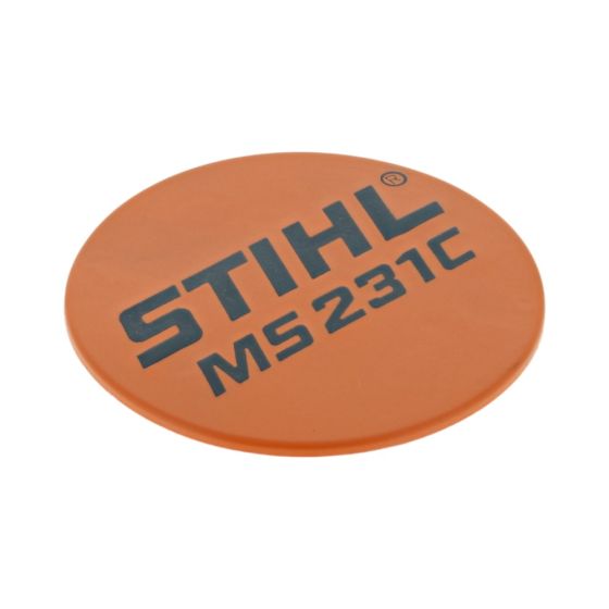 Model Plate for Stihl MS231C Chainsaws - 1143 967 1531