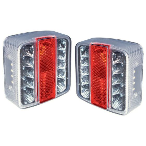 Trailer Lamps LED 12v Pair for Rear Lighting - 15007