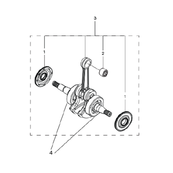 Crankshaft Assembly for Husqvarna