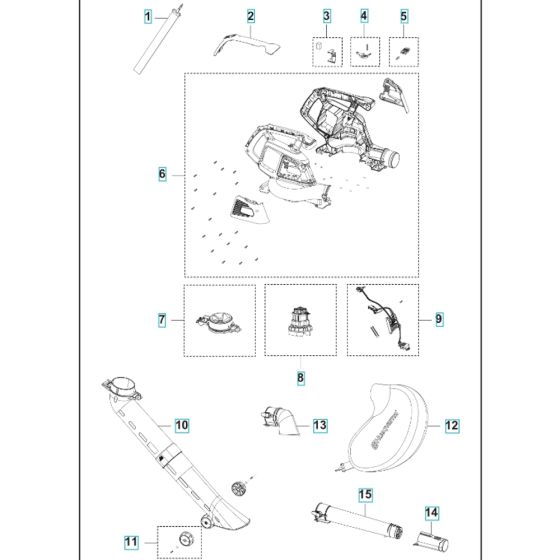 Husqvarna 120iBV Assembly