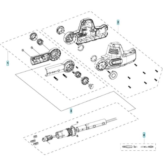 Head Assembly for Husqvarna 120iTK4-H