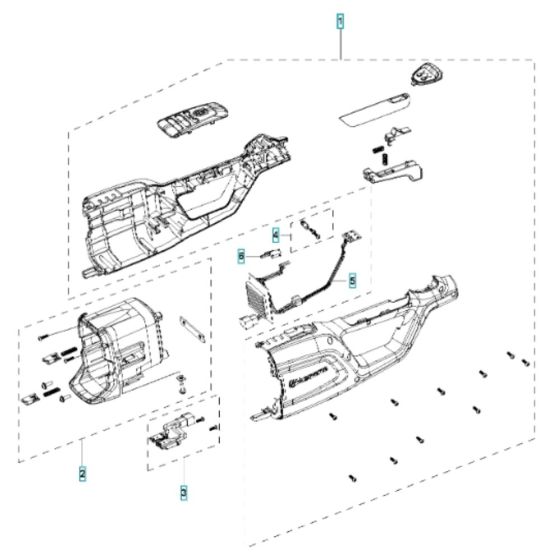 Housing for Husqvarna 120iTK4-H