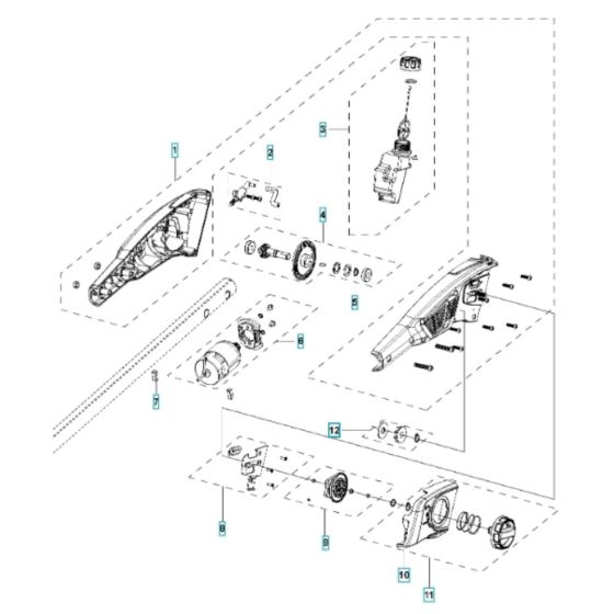 Saw Head for Husqvarna 120iTK4-H