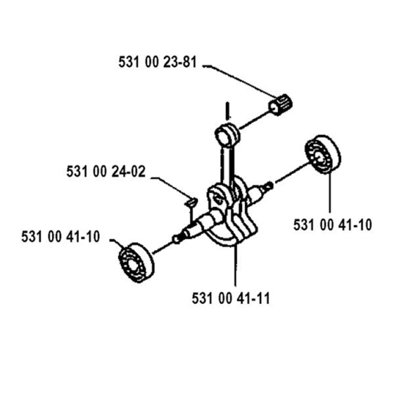 Crankshaft  for Husqvarna 120 L  Trimmer/ Edgers