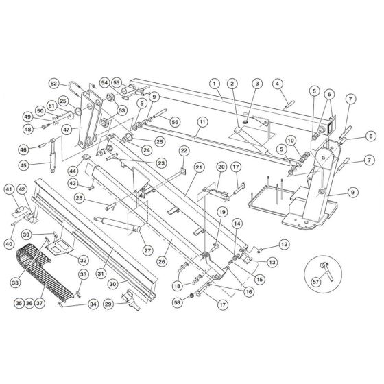 Boom Assembly for Niftylift 120T