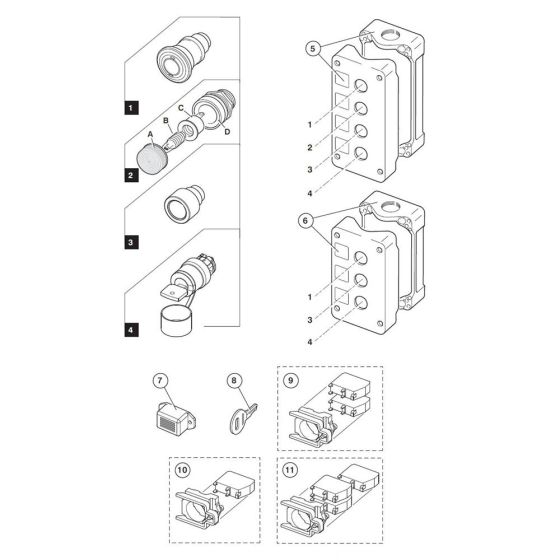 Button Box Assembly for Niftylift