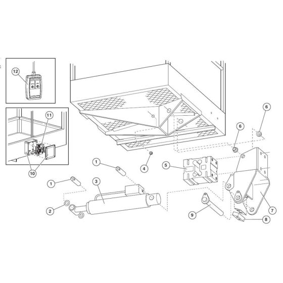 Cage Weigh Assembly for Niftylift 120T