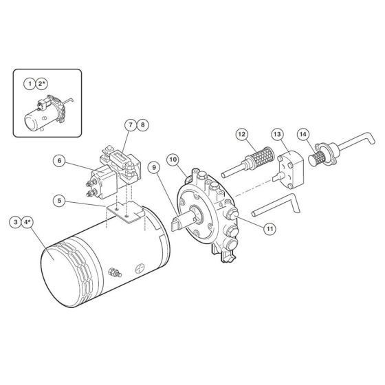 DC Power Pack for Niftylift 120T