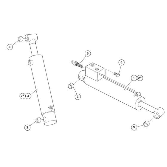 Levelling Cylinder Assembly