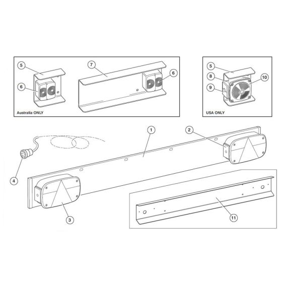 Lighting Assembly for Niftylift 120T