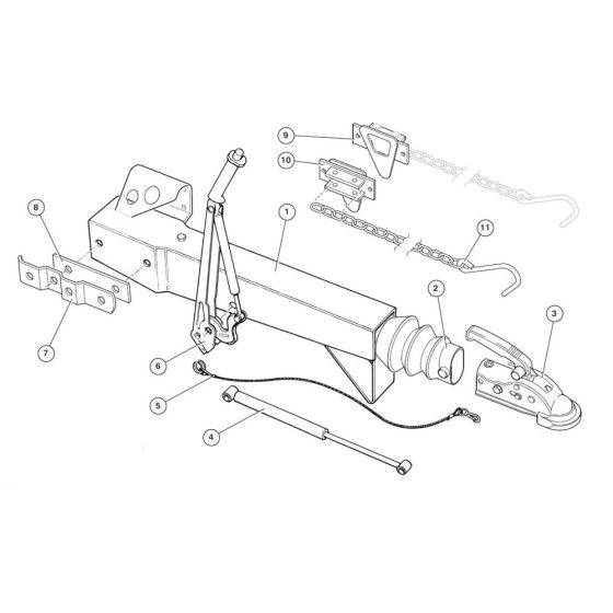 Tow Coupling Assembly for Niftylift