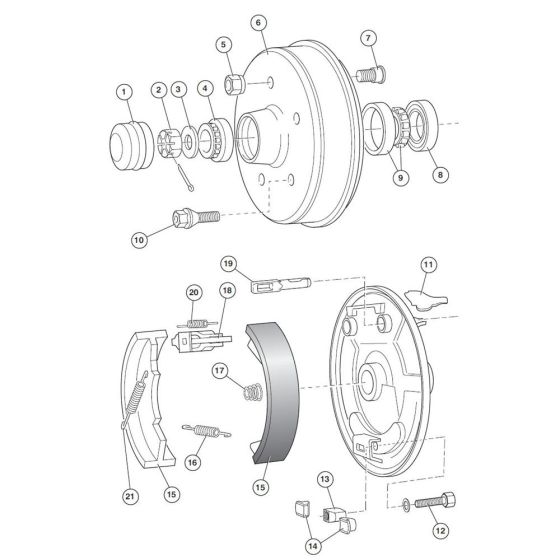 Wheel Hub Assembly for Niftylift 120T