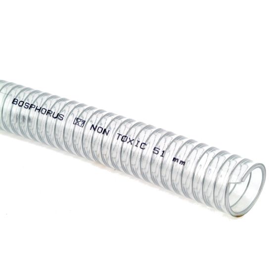 Clear Reinforced Hose 1/2" x 10m for Liquid Transfer Applications