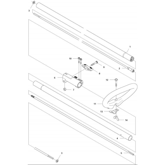 Shaft  for Husqvarna 122LD Trimmer/ Edgers