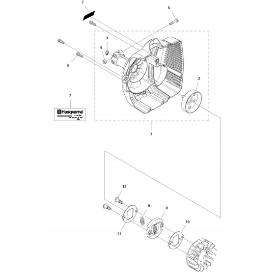 Clutch  for Husqvarna 122LD Trimmer/ Edgers