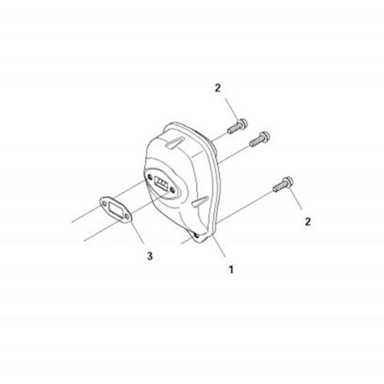 Muffler  for Husqvarna 122LD Trimmer/ Edgers