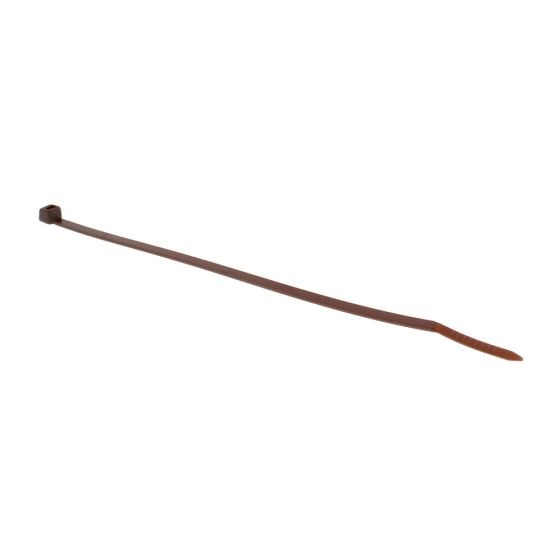 Brown High Grade Cable Ties 4.8mm x 200mm, 100 Pack