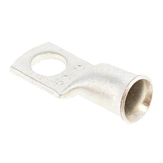 Tinned Copper Cable Sockets - 9.50mm Cable 10.00mm Hole - 0-008-64